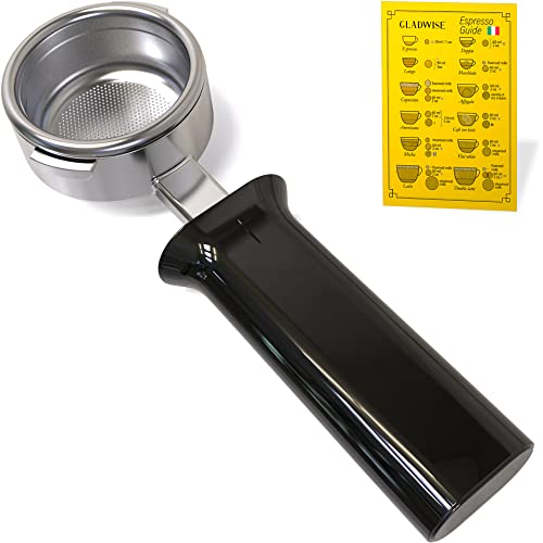 Authentic Italian Gaggia Bottomless Portafilter 58mm for Gaggia Classic Pro Users
| 3 Cup Filter Basket Bottomless Port