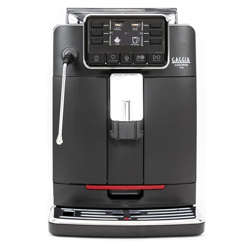 Gaggia Cadorna Barista Plus Super-Automatic Espresso Machine - Black for Coffee Enthusiasts - Home Brewing