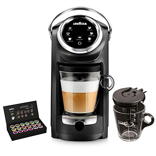 Lavazza Expert Coffee Bundle Classy Plus Machine LB 400 + Welcome Kit - 36 Mixed Capsules + 1 Extra Vessel for Coffee Lo