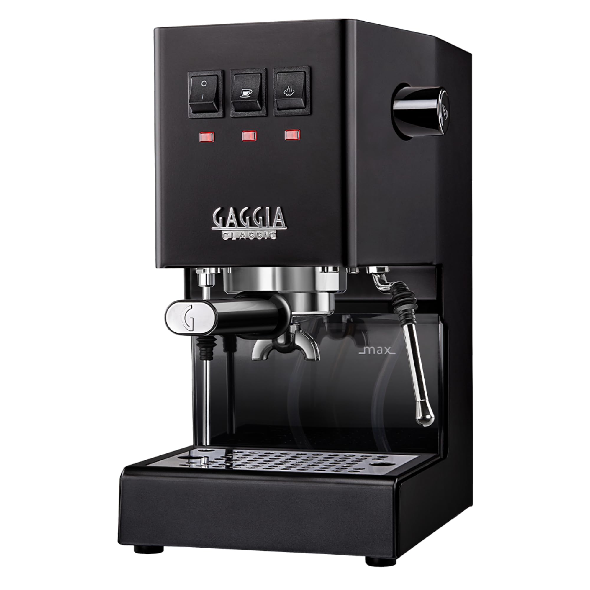 Gaggia New Classic Evo 2023 Black Espresso Machine for Coffee Enthusiasts in Home Kitchen High-Accuracy Pressure Brewing