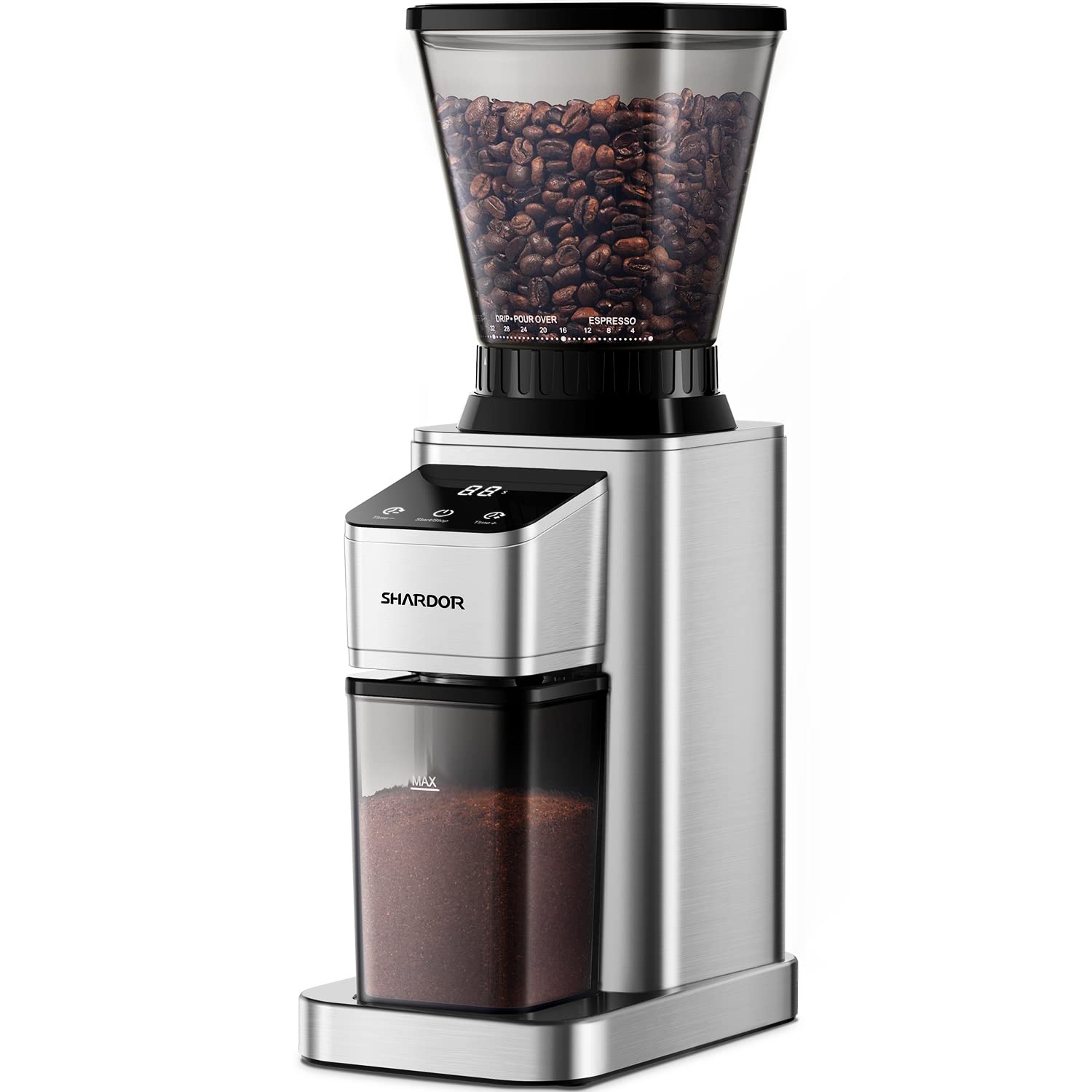 SHARDOR Professional Conical Burr Coffee Grinder for Espresso Lovers with 48 Grind Settings and Anti-Static Technology
S
