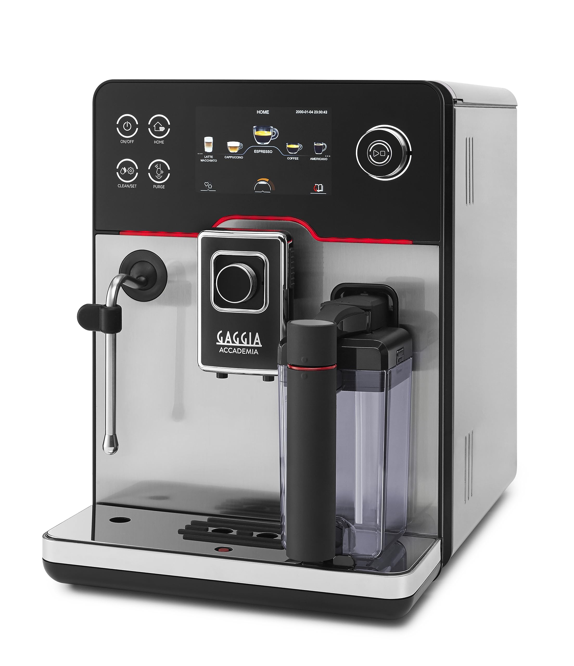 Gaggia Accademia Luxury Italian Fully Automatic Espresso Machine for Coffee Lovers with 19 Customized Drink Settings
|